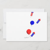 Invitation Parti 4 juillet (Dos)