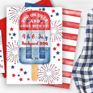 Invitation Parti 4 juillet modifiable 4 juillet BBQ