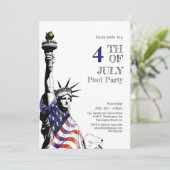 Invitation Parti 4 juillet patriotique (Debout devant)