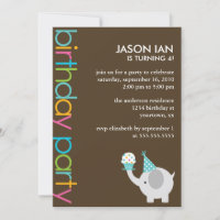 Parti Anniversaire de enfant des Eléphants aux cou