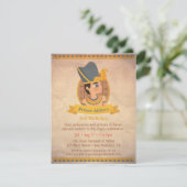 Invitation Parti Anniversaire de enfant Pharaon Égyptien (Debout devant)