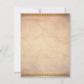 Invitation Parti Anniversaire de enfant Pharaon Égyptien (Dos)