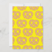 Invitation Parti Anniversaire de enfant Pretzels (Dos)