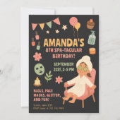 Invitation Parti Anniversaire de enfant spa-taculaire (Devant)