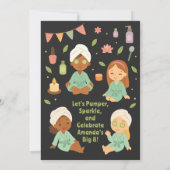 Invitation Parti Anniversaire de enfant spa-taculaire (Dos)