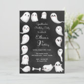 Invitation Parti anniversaire de enfant Spooktacular (Debout devant)