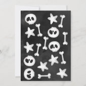 Invitation Parti anniversaire de enfant Spooktacular (Dos)