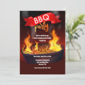 Invitation Parti BBQ (Debout devant)