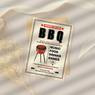 Invitation Parti BBQ