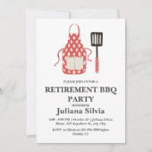 Invitation Parti BBQ de retraite (Devant)