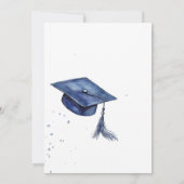 Invitation Parti Casquette moderne tendance Whimsical Graduat (Dos)