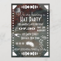 Parti Casquette vintage Retro Chalkboard