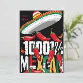 Invitation Parti Cinco de Mayo (Debout devant)