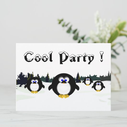 Invitation Parti Cool (Debout devant)