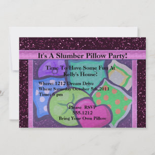 Invitation Parti Coussin Stwood