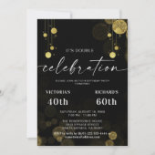 Invitation Parti d'anniversaire conjoint pour adultes | Parti (Devant)