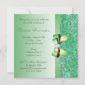 Invitation Parti d'anniversaire de Bow & Diamond (Dos)