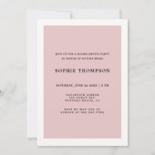 Invitation Parti de Bachelorat de Fortune Mystic (Dos)