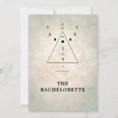 Invitation Parti de Bachelorat moderne Mystic Tarot Fortune (Devant)