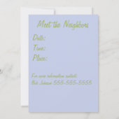 Invitation Parti de blocage (Dos)