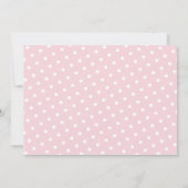 Invitation Parti de Cowgirl rose (Dos)