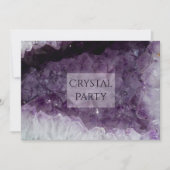 Invitation Parti de cristal de la grotte d'Amethyst (Devant)