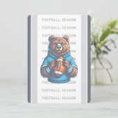 Invitation Parti de football moderne (Debout devant)