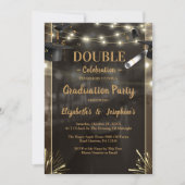 Invitation Parti de graduation conjointe moderne 2025 (Devant)