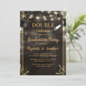 Invitation Parti de graduation conjointe moderne 2025 (Debout devant)