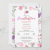 Invitation Parti de graduation de Floral Frame Boho Wildflowe (Devant)