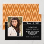 Invitation Parti de graduation de la photographie moderne Ora (Devant / Derrière)