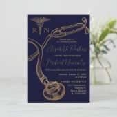 Invitation Parti de graduation de l'école de soins infirmiers (Debout devant)