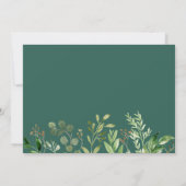 Invitation Parti de graduation Eucalyptus Feuilles de verdure (Dos)