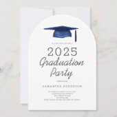 Invitation Parti de graduation moderne 2025 (Devant)