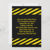 Invitation Parti de la construction (Dos)