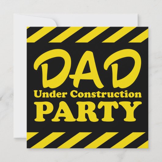 Invitation Parti de la construction (Devant)