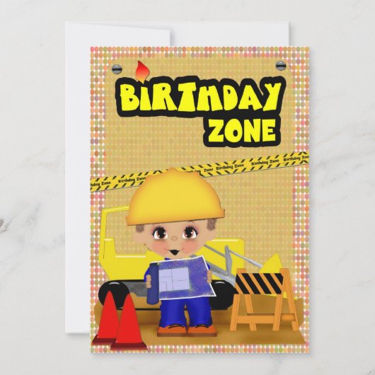 Invitation Parti de la construction (Devant)