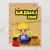 Invitation Parti de la construction (Devant / Derrière)