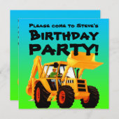 Invitation Parti de la construction des digues jaunes pour en (Devant / Derrière)