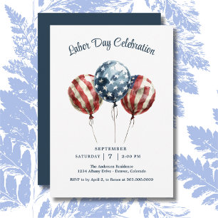 Invitation Parti de la fête du travail