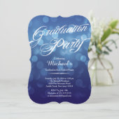 Invitation Parti de la graduation de Bokeh (Debout devant)