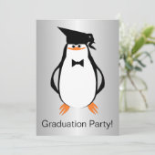 Invitation Parti de la graduation de la conception de pingoui (Debout devant)