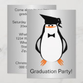 Invitation Parti de la graduation de la conception de pingoui (Devant / Derrière)