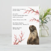 Invitation Parti de la marmotte printanière (Debout devant)