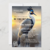 Invitation Parti de la retraite de l'aigret de pêche (Devant)