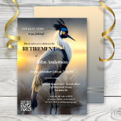 Invitation Parti de la retraite de l'aigret de pêche