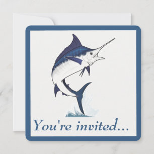 Invitation Parti de la retraite : Marlin bleu Atlantique