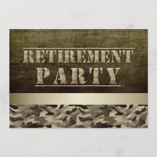 Invitation Parti de la retraite militaire