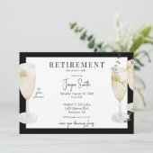 Invitation Parti de la retraite "qui n'aspire pas" Noir II (Debout devant)