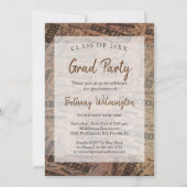 Invitation Parti de la troisième année (Dos)